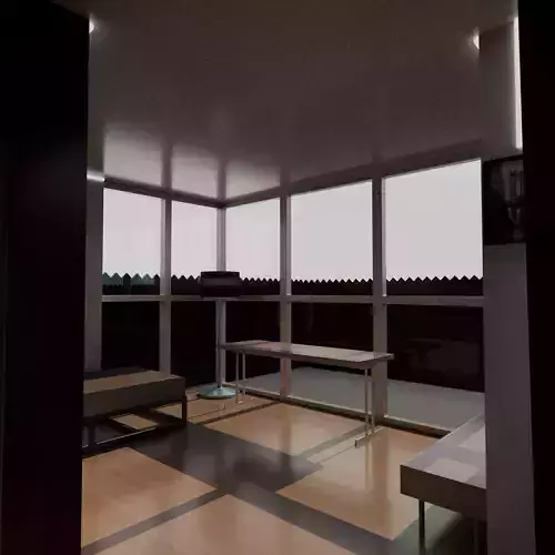 studio apartment 3D model