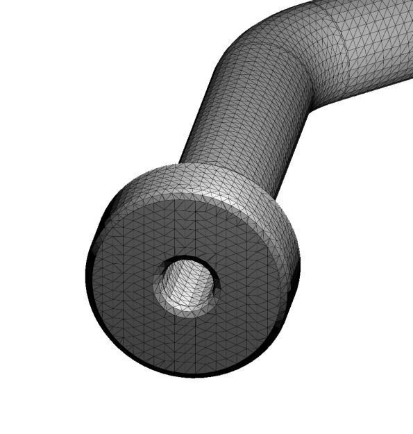 Elegant Plastic ShowerHead 3D model_7