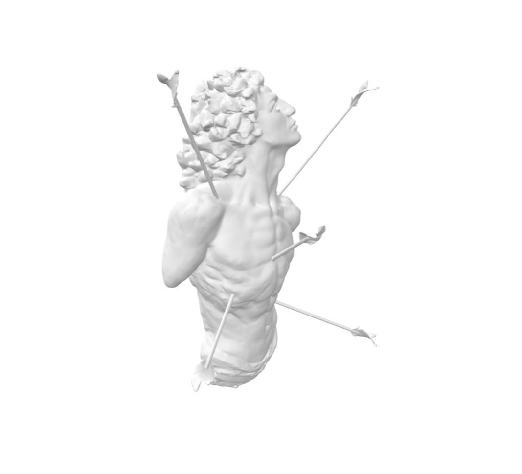 San Sebastian 3D print model_2