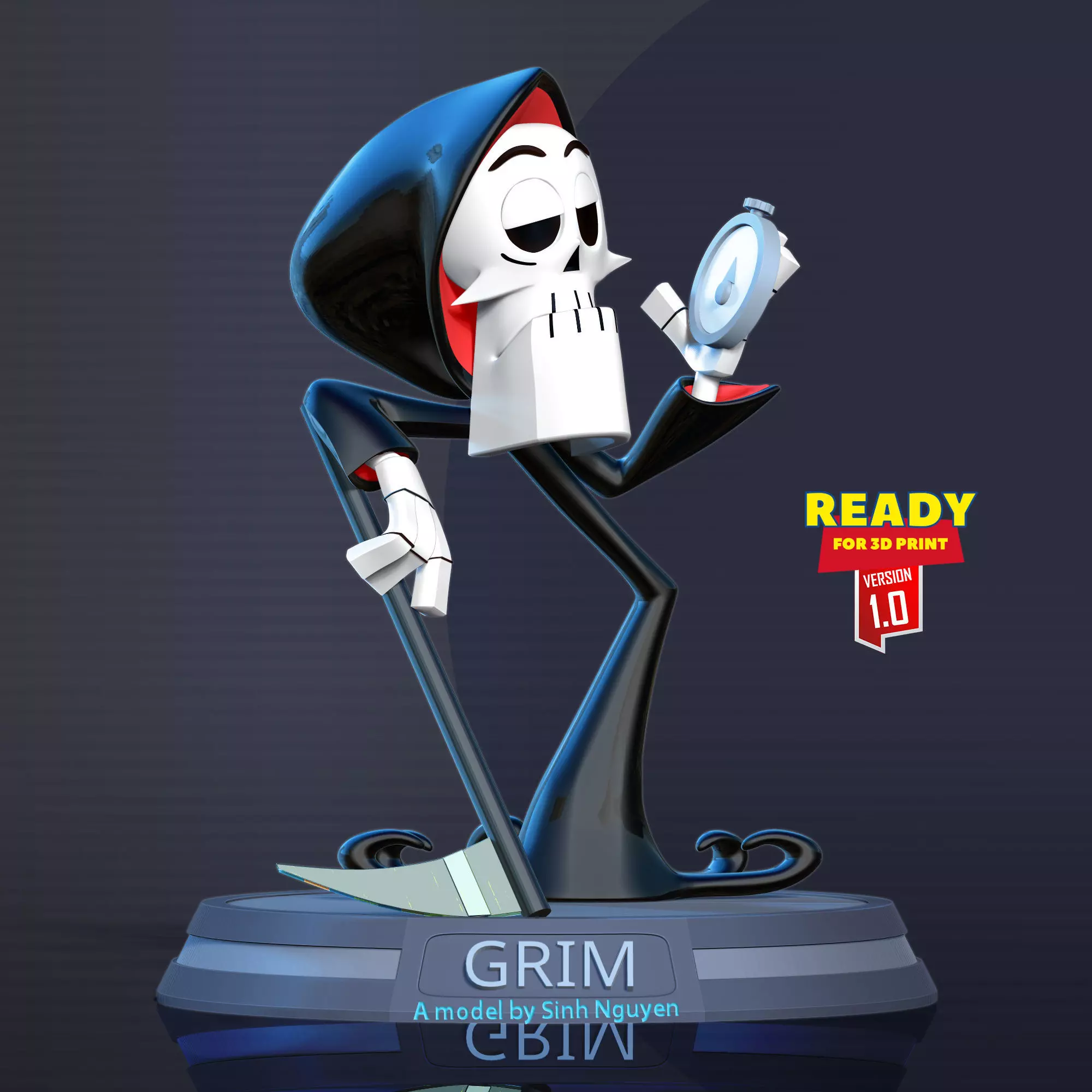 Grim Reaper - Cartoon Network 3D print model_0