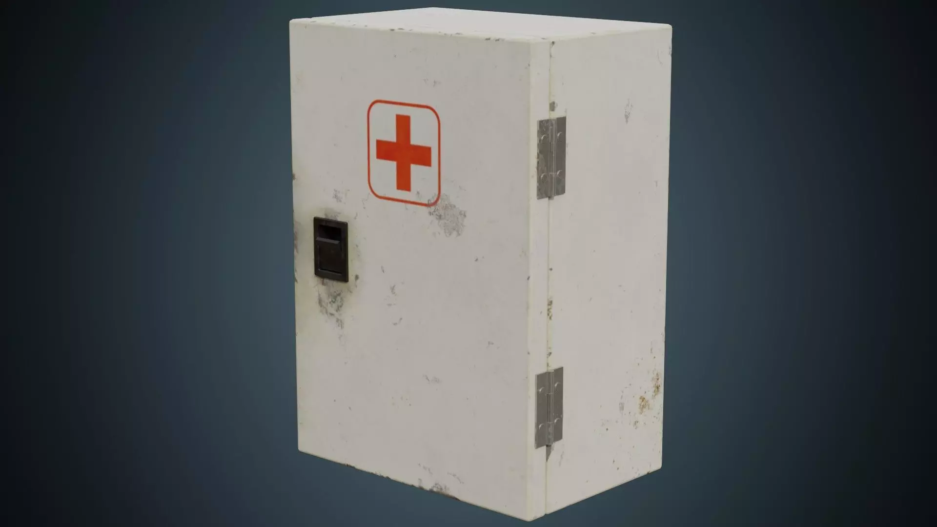 Medical Box 1B Low-poly 3D model_0