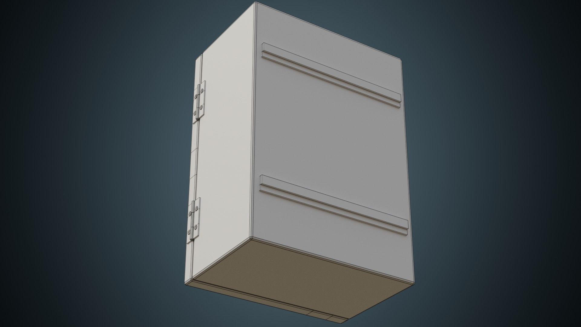 Medical Box 1B Low-poly 3D model_6