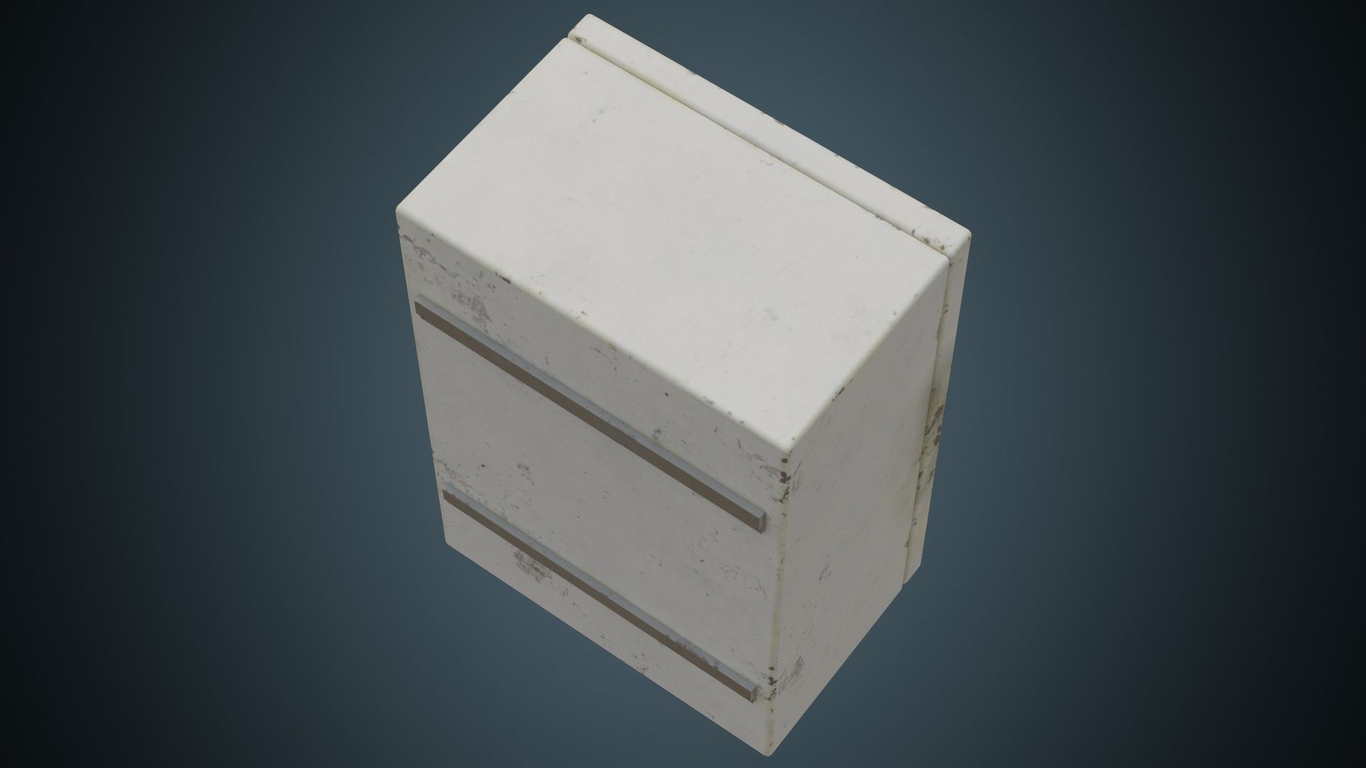 Medical Box 1B Low-poly 3D model_2
