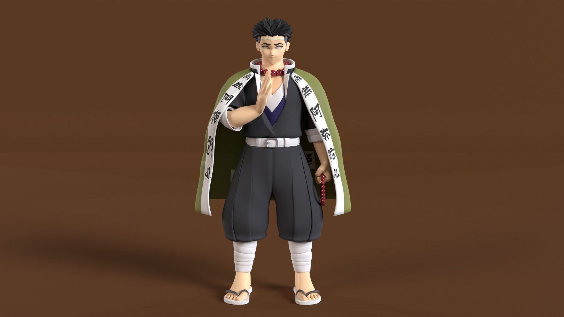 Gyomei Himejima - Demon Slayer 3D model_4