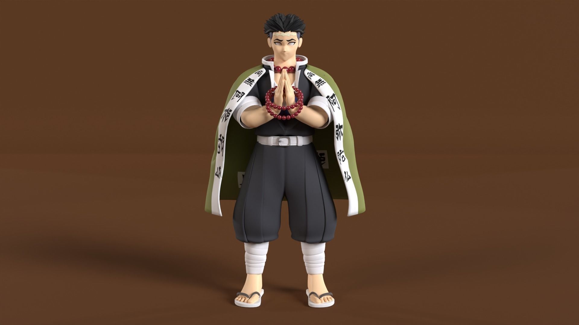 Gyomei Himejima - Demon Slayer 3D model_3