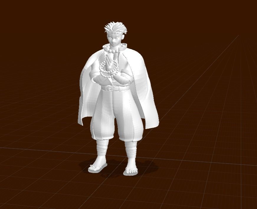 Gyomei Himejima - Demon Slayer 3D model_20