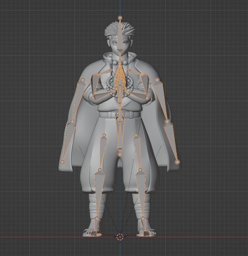 Gyomei Himejima - Demon Slayer 3D model_16