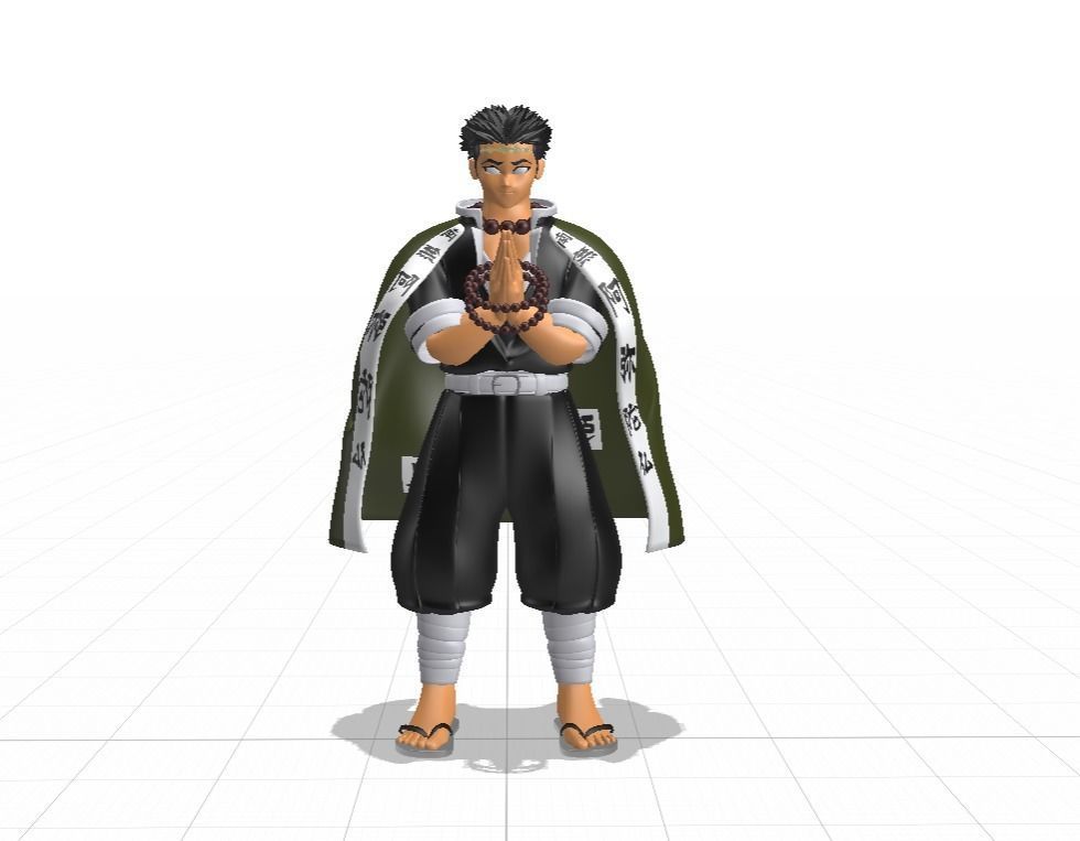 Gyomei Himejima - Demon Slayer 3D model_18