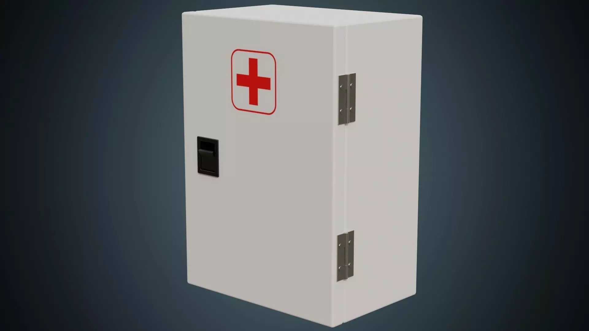 Medical Box 1 Basic Low-poly 3D model_0