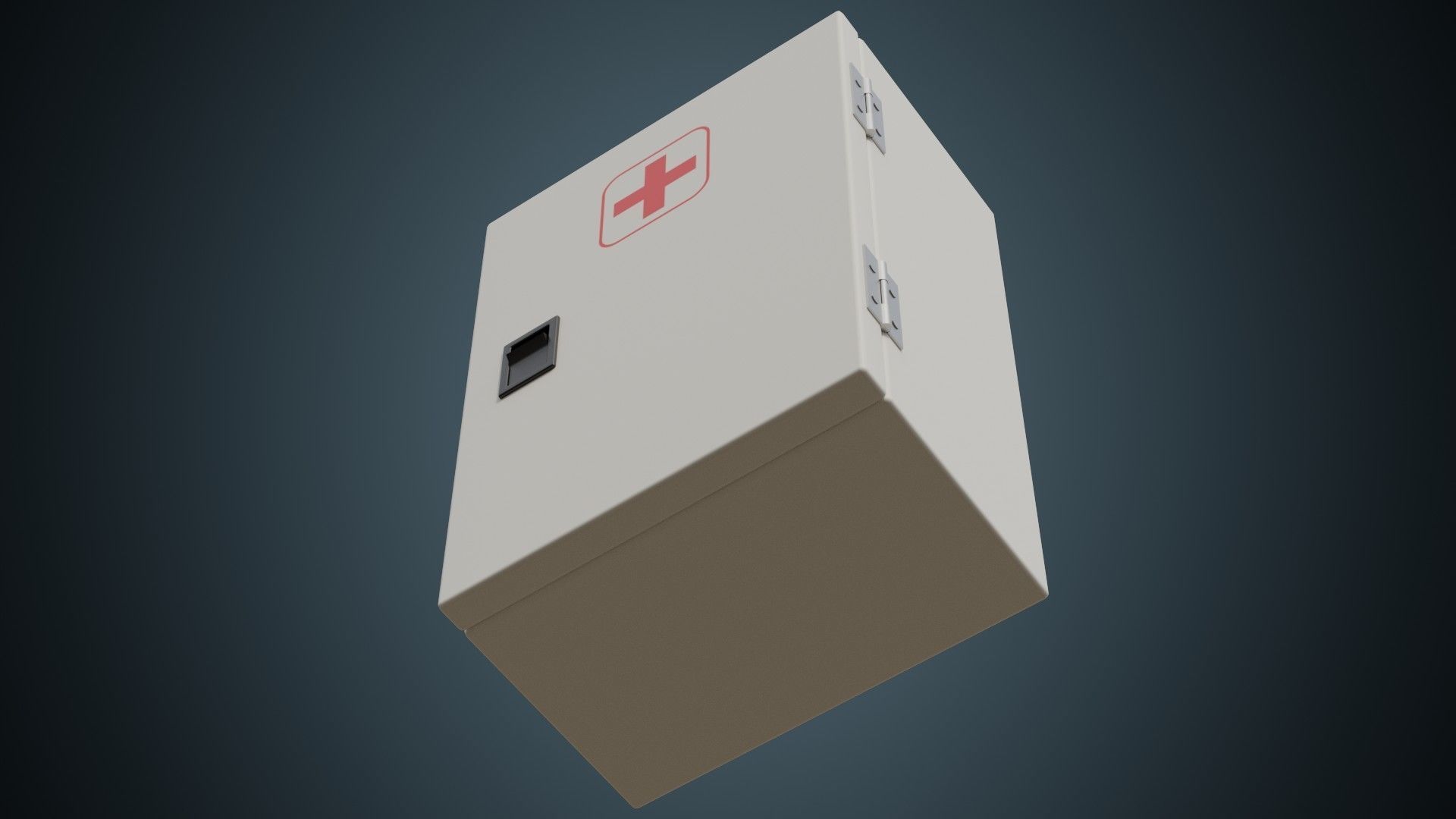 Medical Box 1 Basic Low-poly 3D model_4