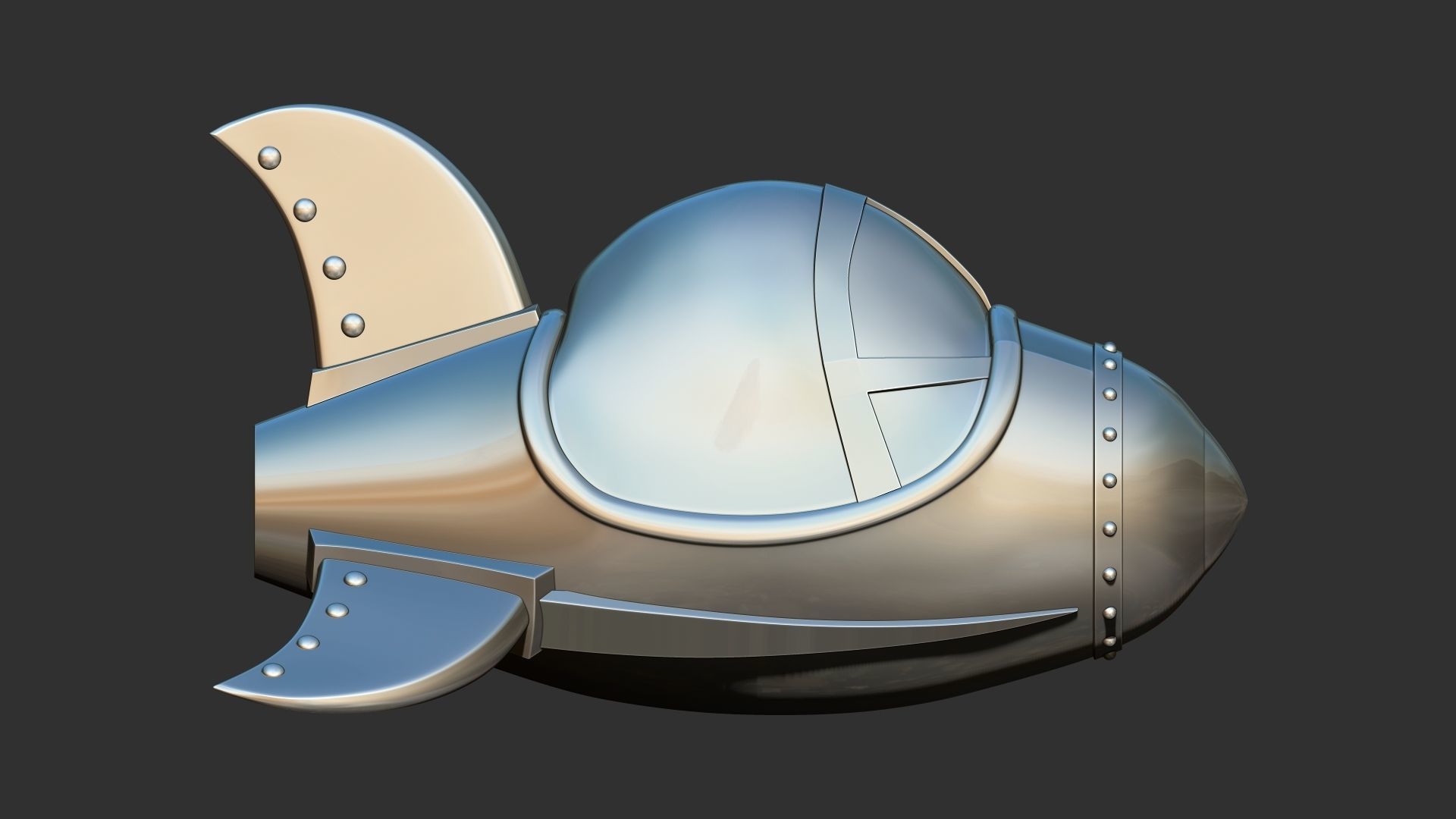 Spacecraft 3d print 3D model_1
