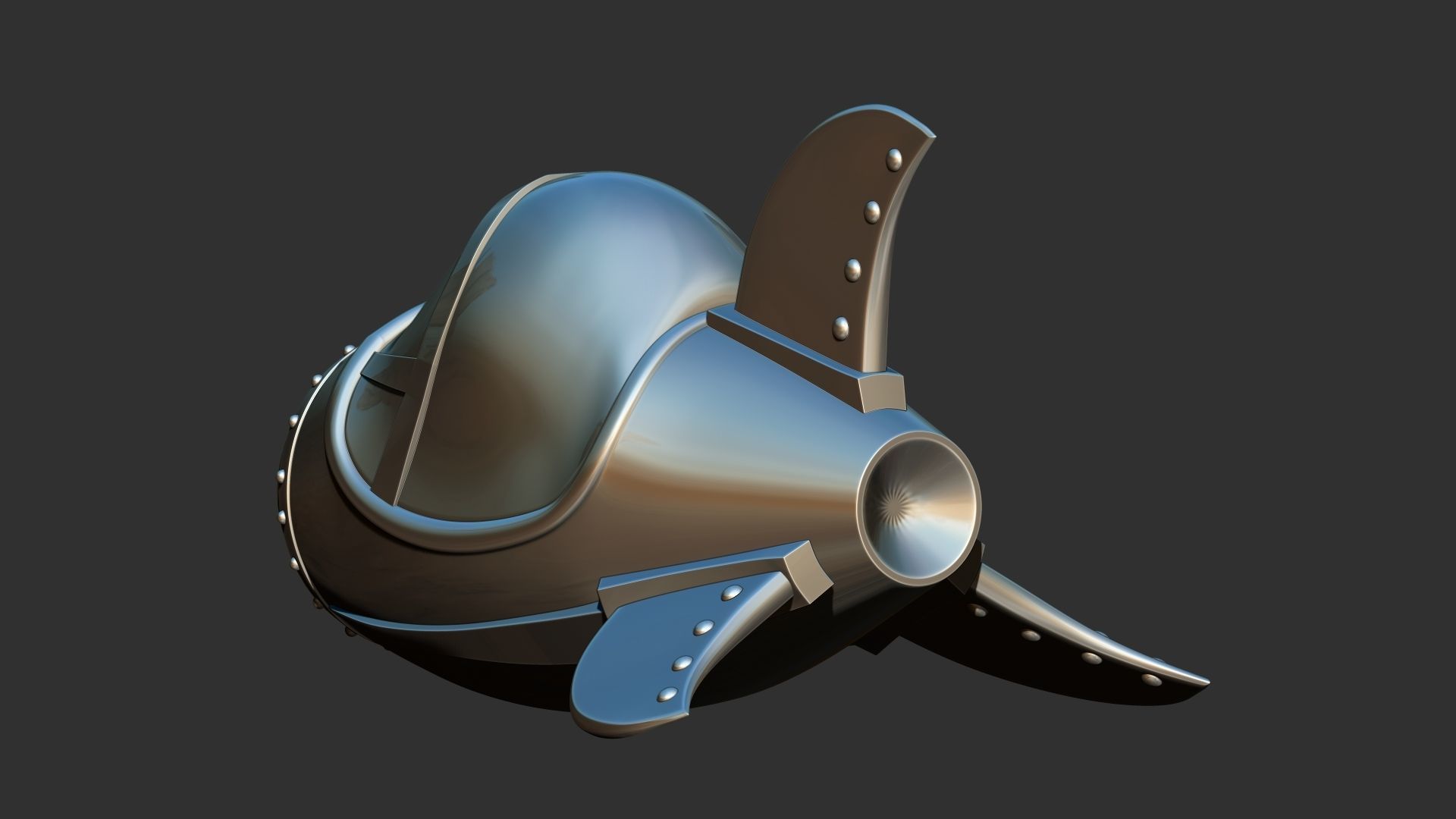 Spacecraft 3d print 3D model_4