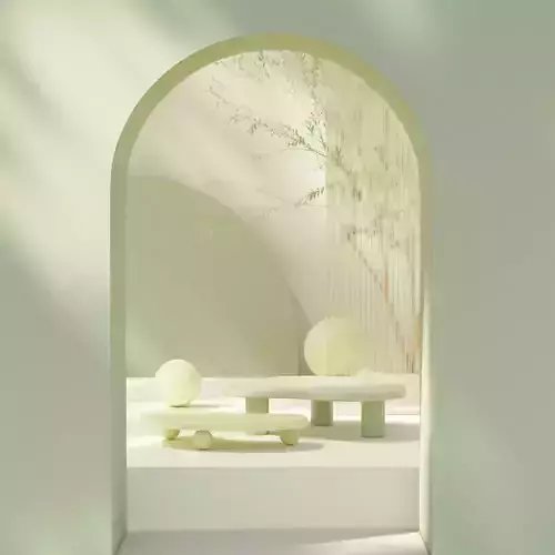 Table podium for product presentation