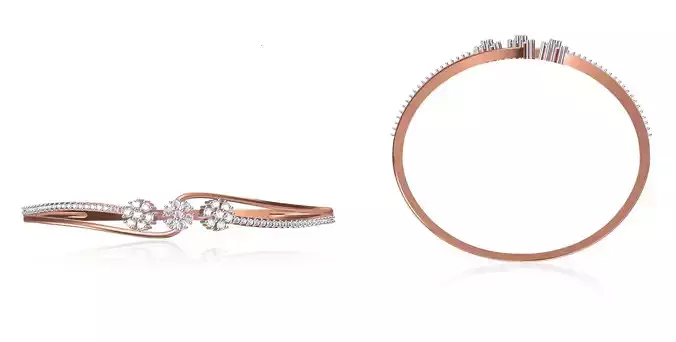 Women Bangle Bracelet STL JCD Details