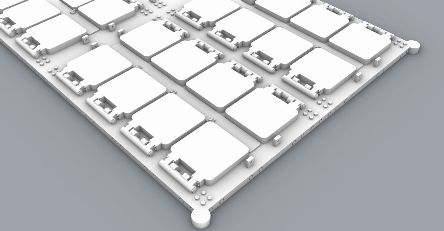VLS Vertical Launching System  Low-poly 3D model_4