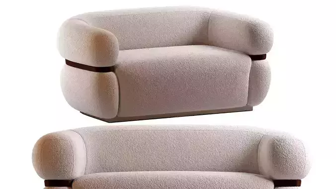 Malibu Sofa  3D model