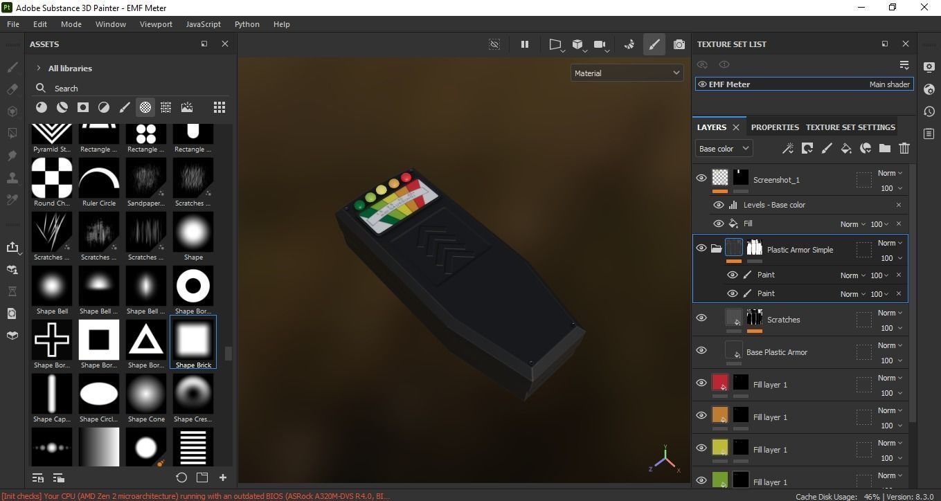 EMF Meter 3D Model Low-poly 3D model_6