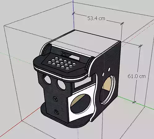 karaoke box 3D print model