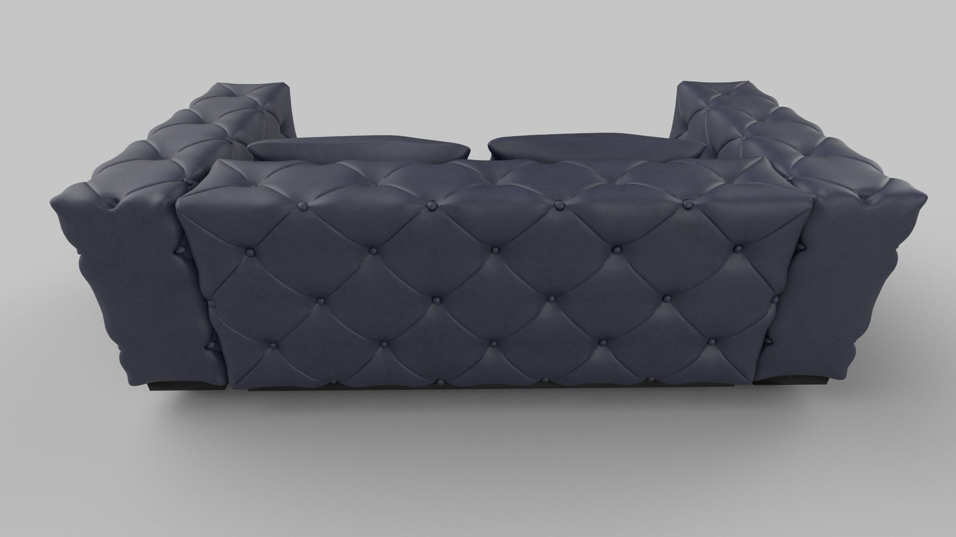 Realistic sofa 3D model_2