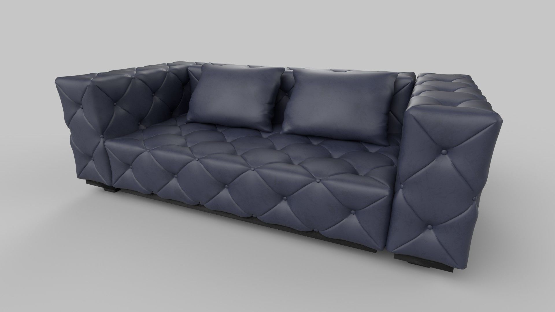 Realistic sofa 3D model_1