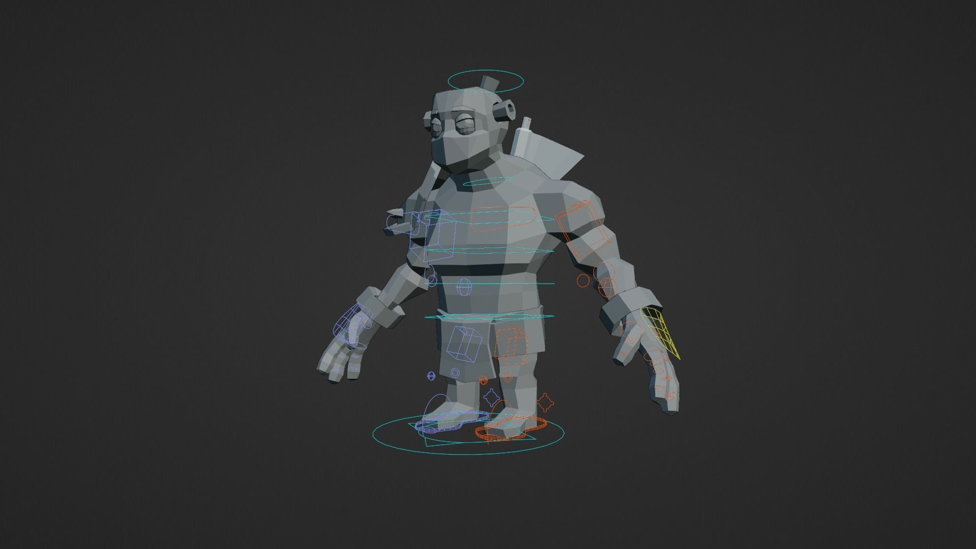 Warrior - Low Poly Low-poly 3D model_24