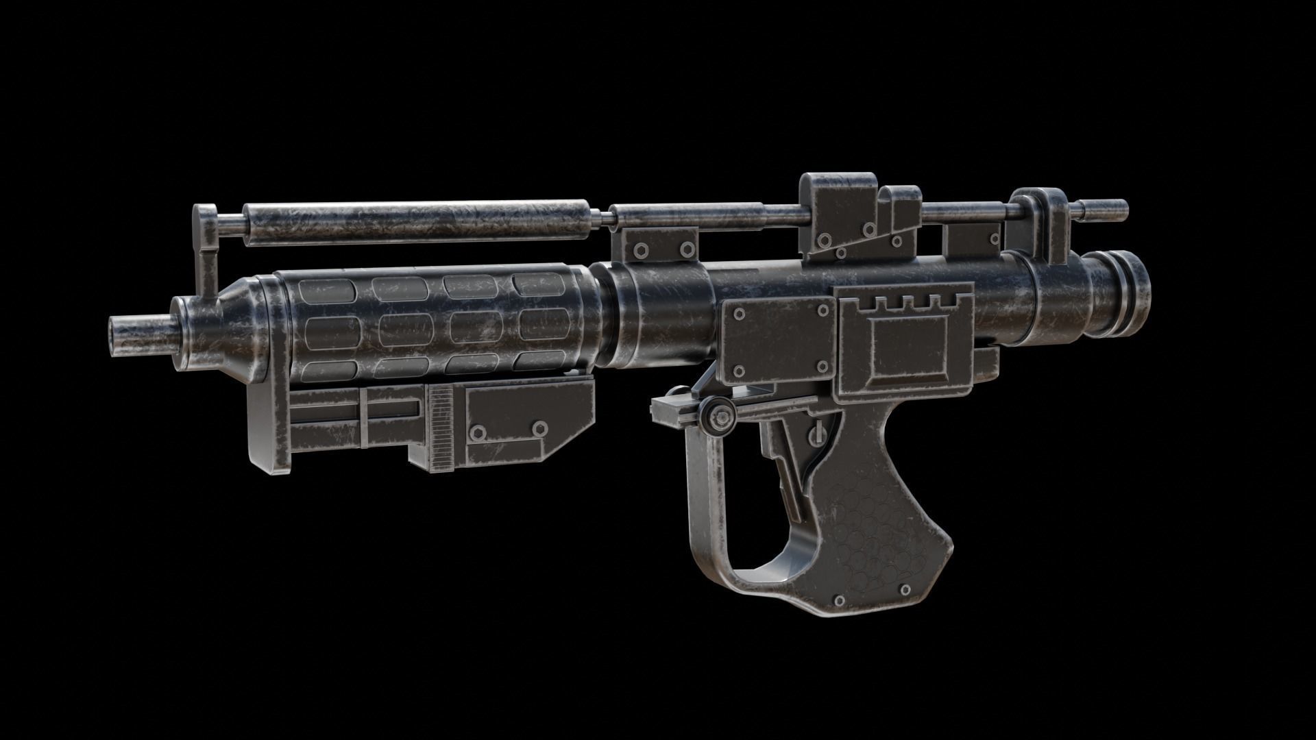 B1 Battle Droid Low-poly 3D model_33