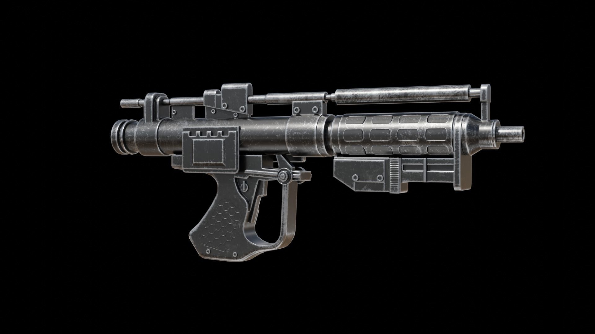 B1 Battle Droid Low-poly 3D model_34