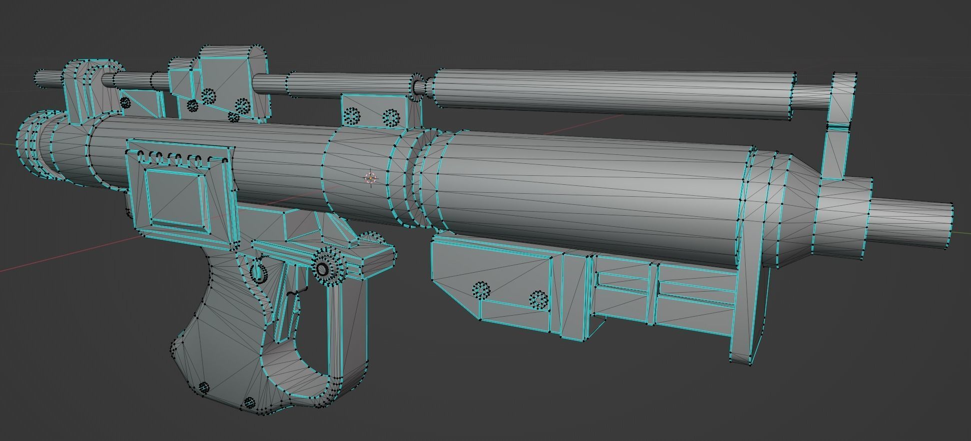 B1 Battle Droid Low-poly 3D model_35