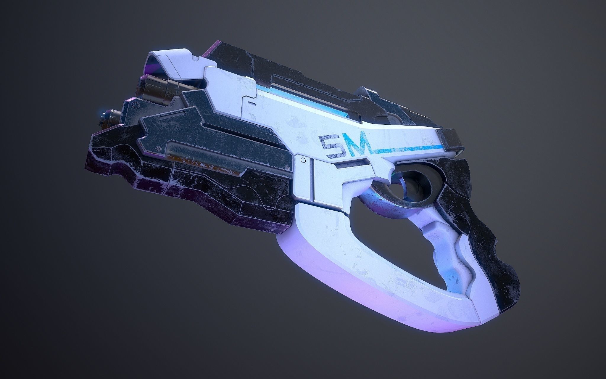 M-5 Phalanx Mass Effect 2 3D model_5