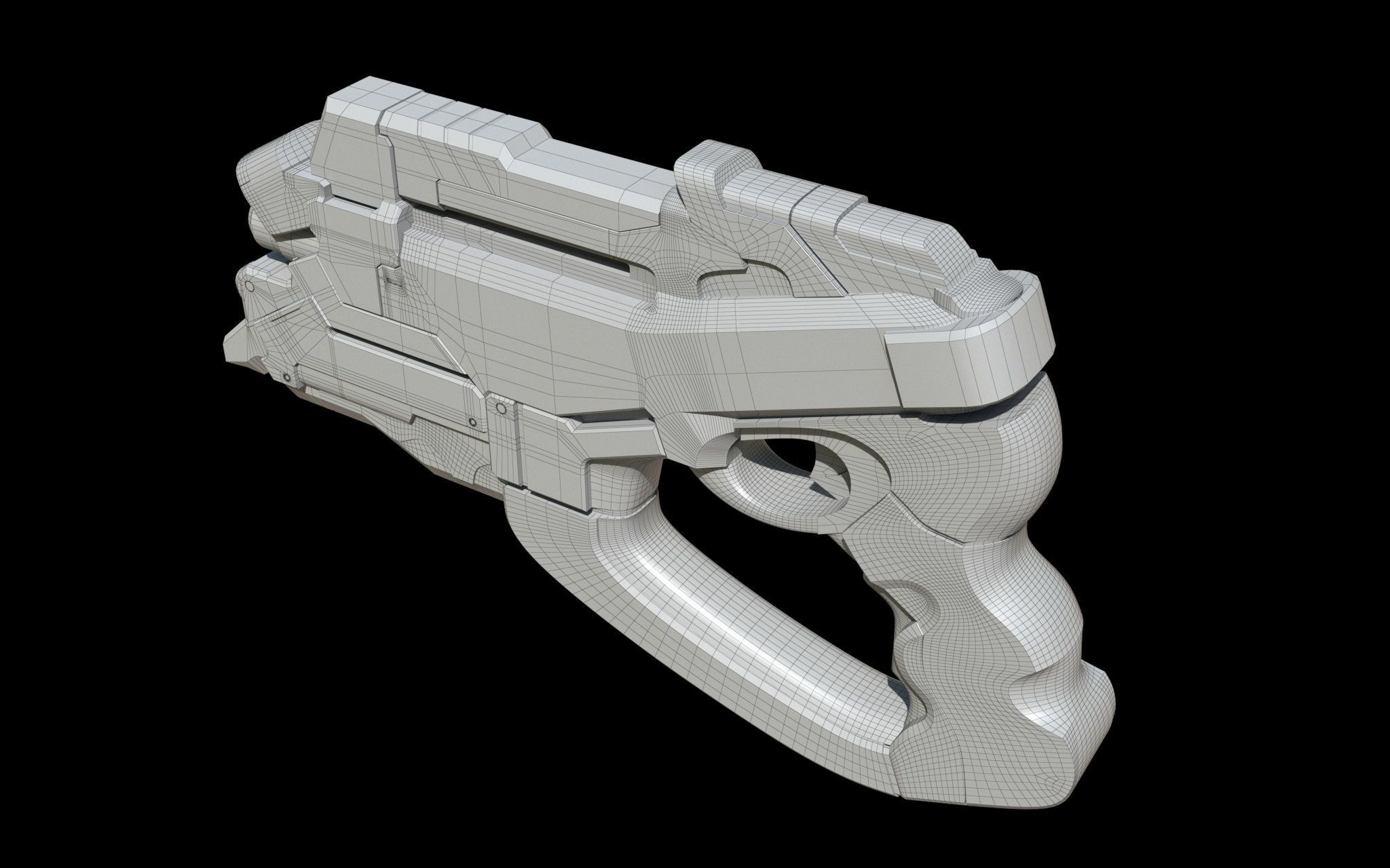 M-5 Phalanx Mass Effect 2 3D model_9