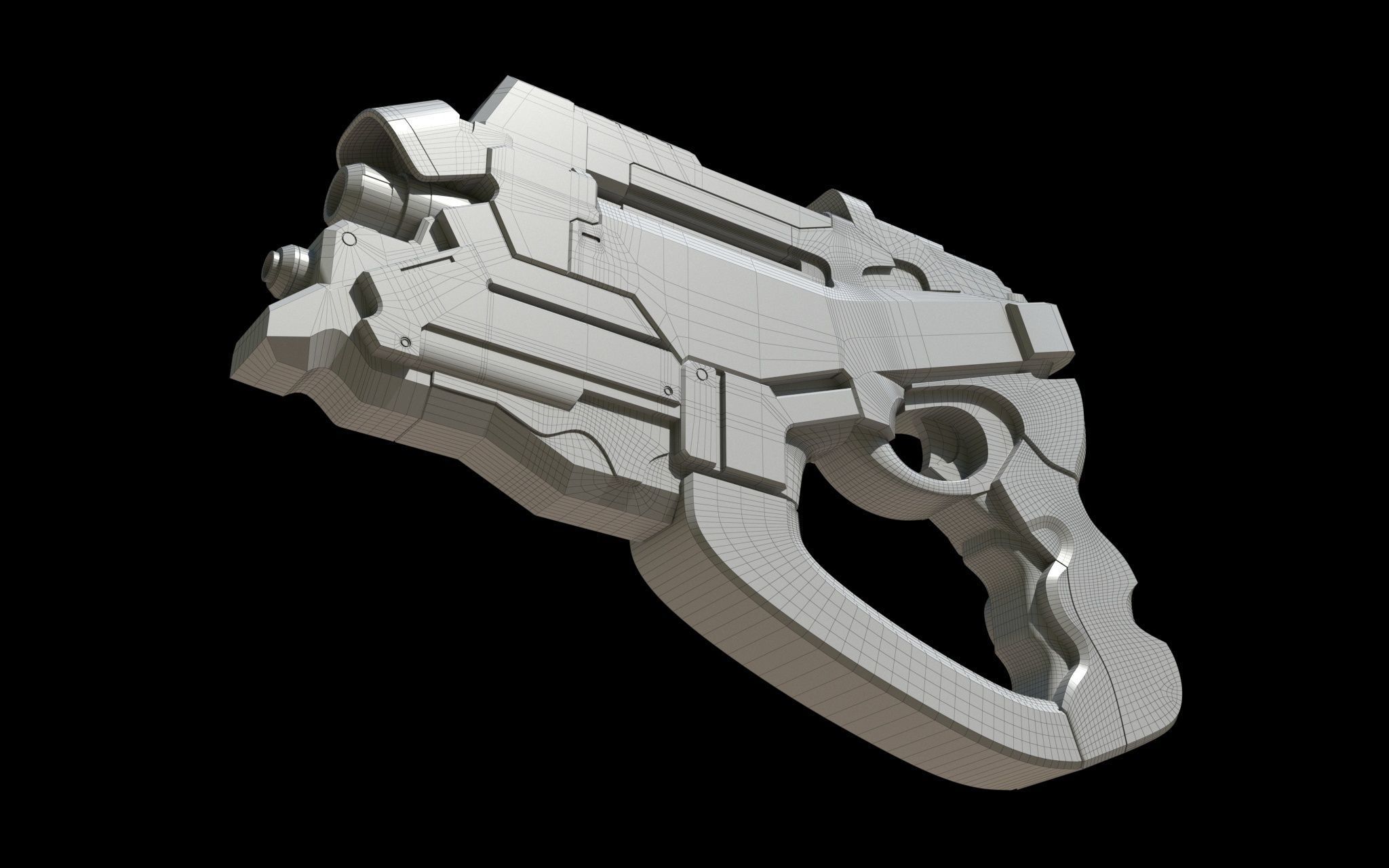 M-5 Phalanx Mass Effect 2 3D model_8