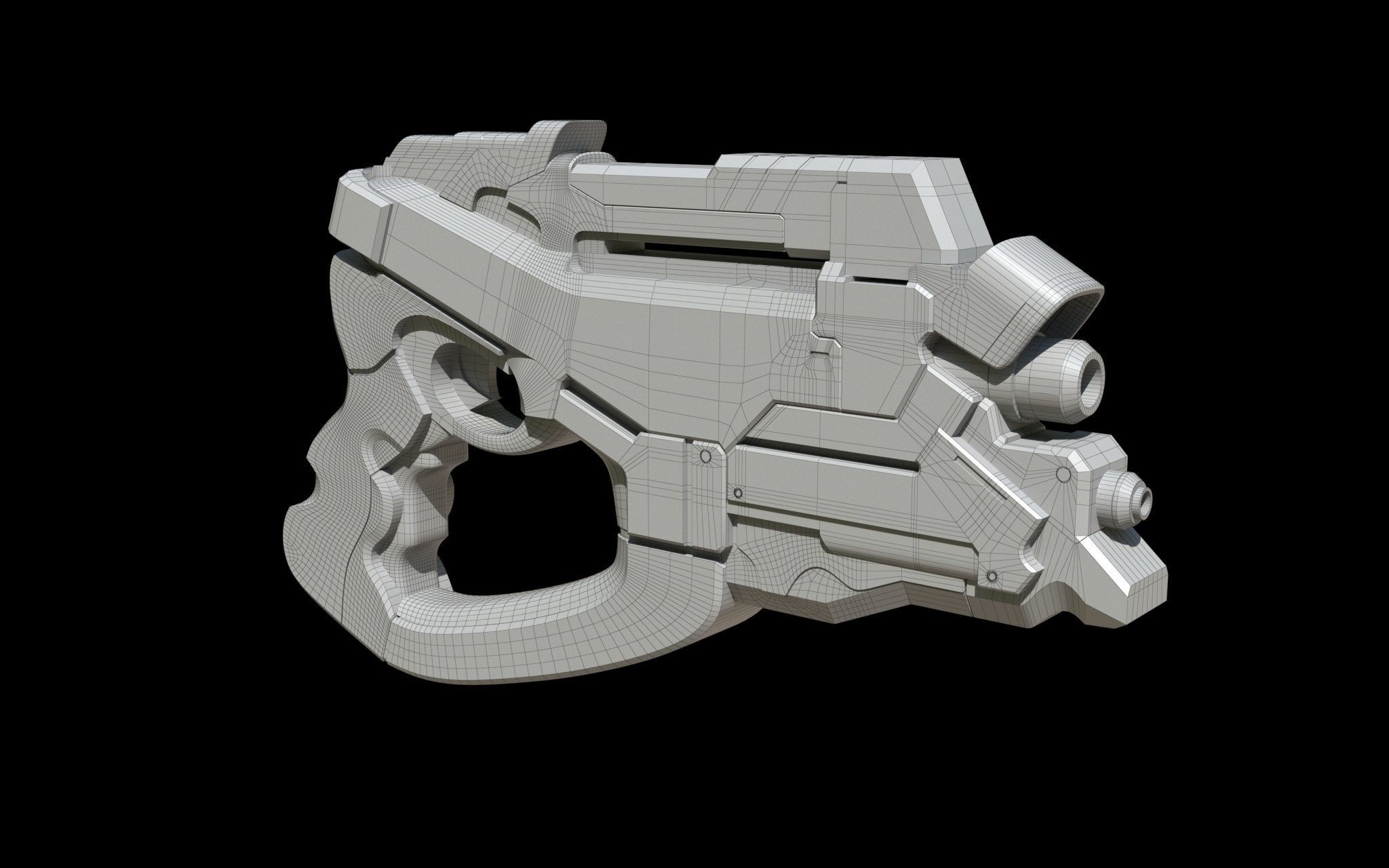 M-5 Phalanx Mass Effect 2 3D model_6