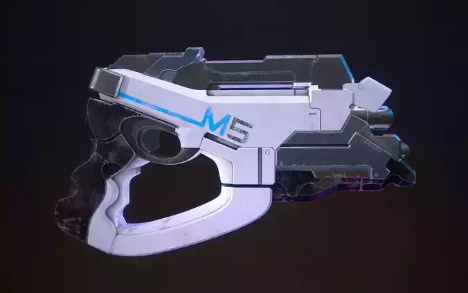 M-5 Phalanx Mass Effect 2 3D model