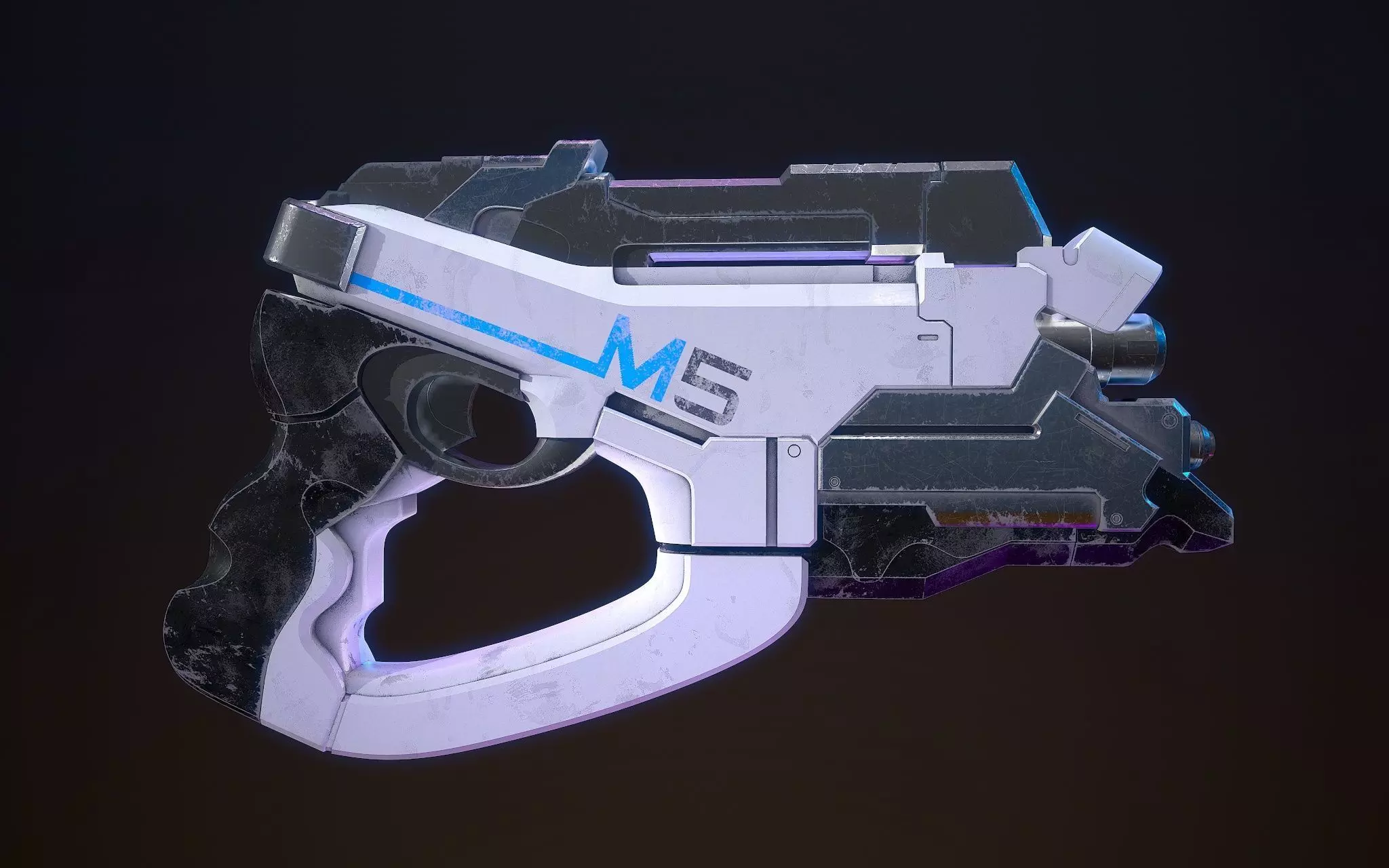 M-5 Phalanx Mass Effect 2 3D model_0