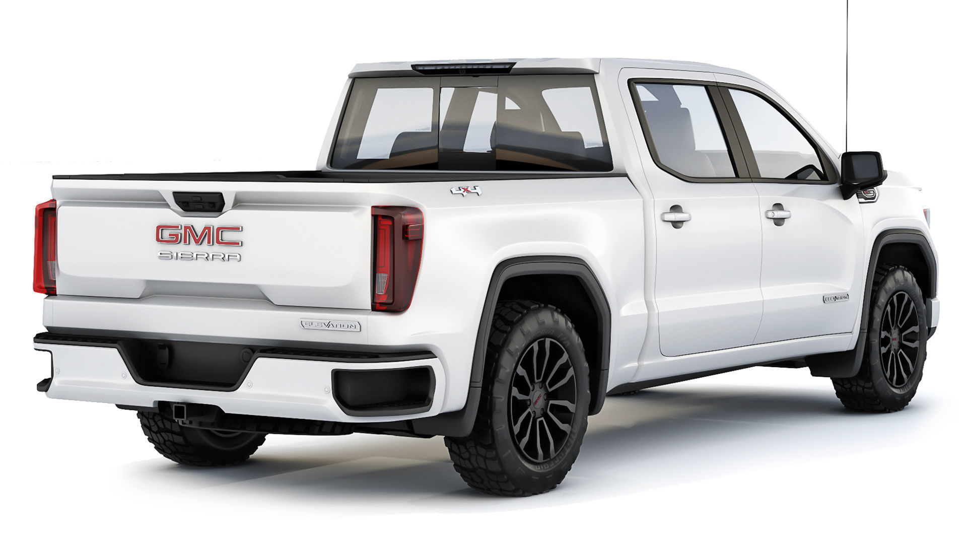 GMC Sierra 1500 Elevation 2020 3D model_4