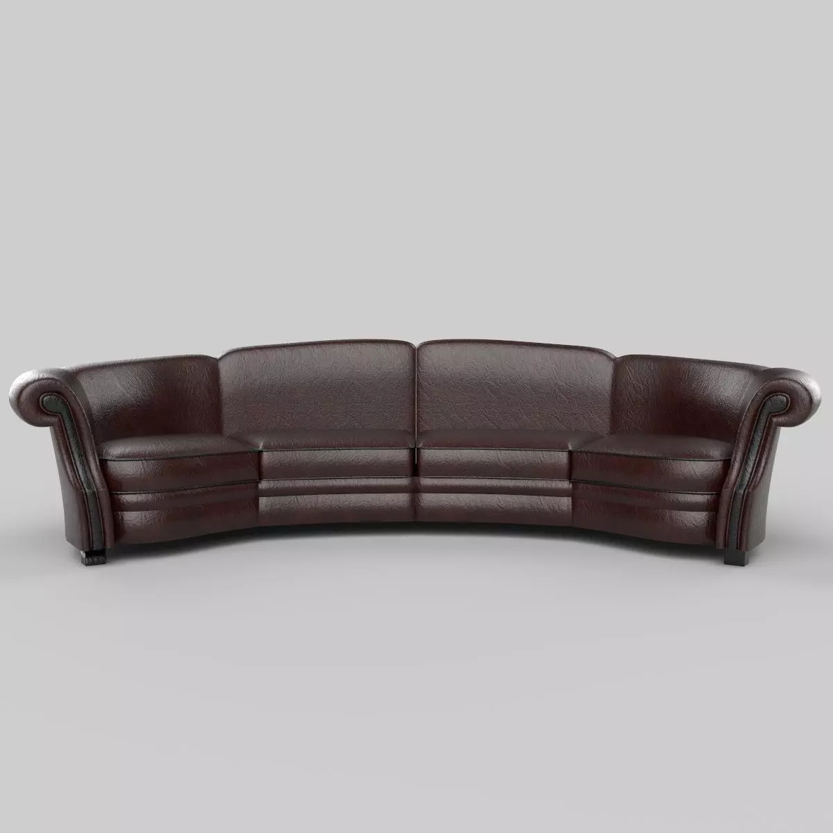 Realistic sofa 3D model_0