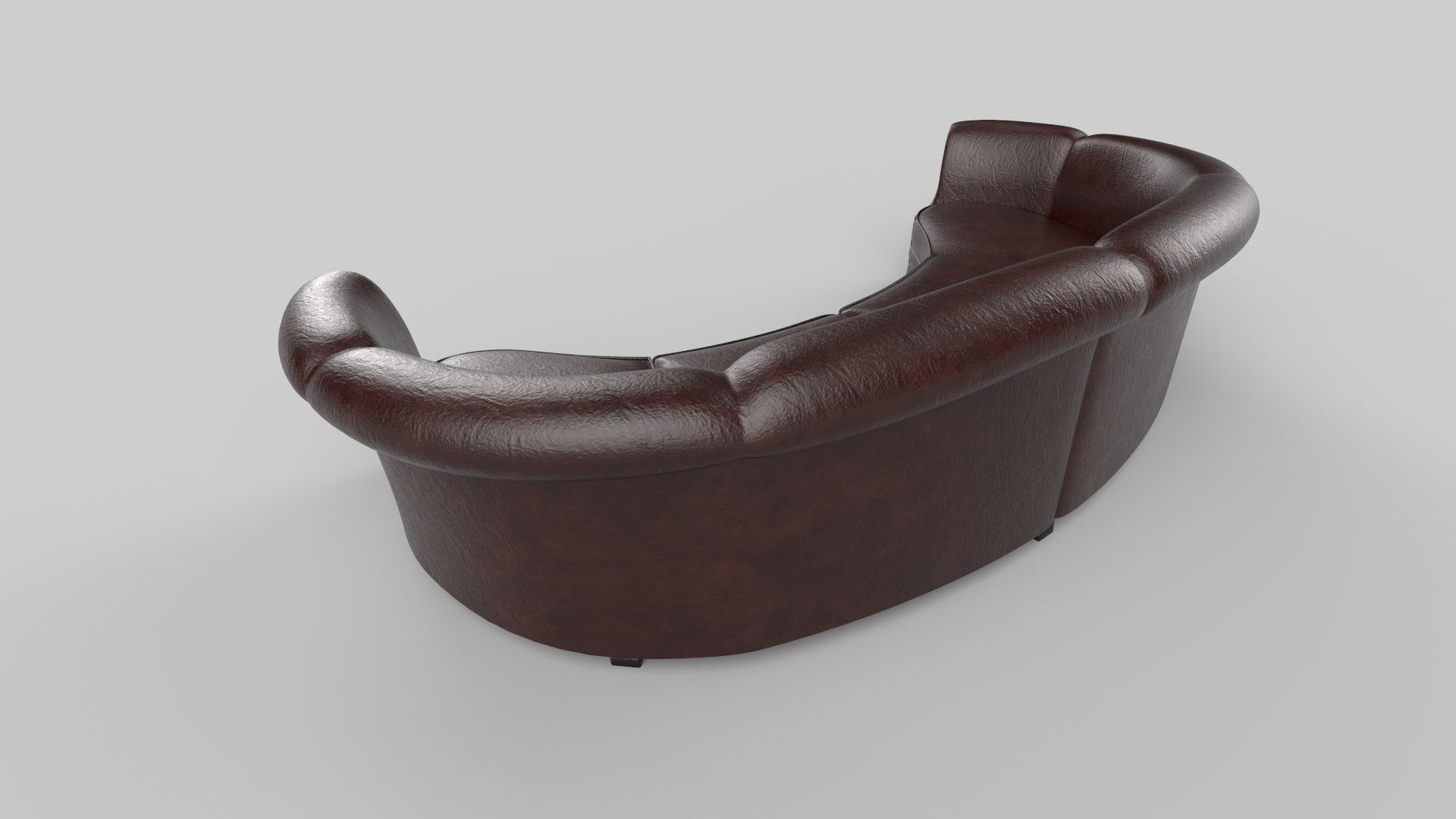 Realistic sofa 3D model_4