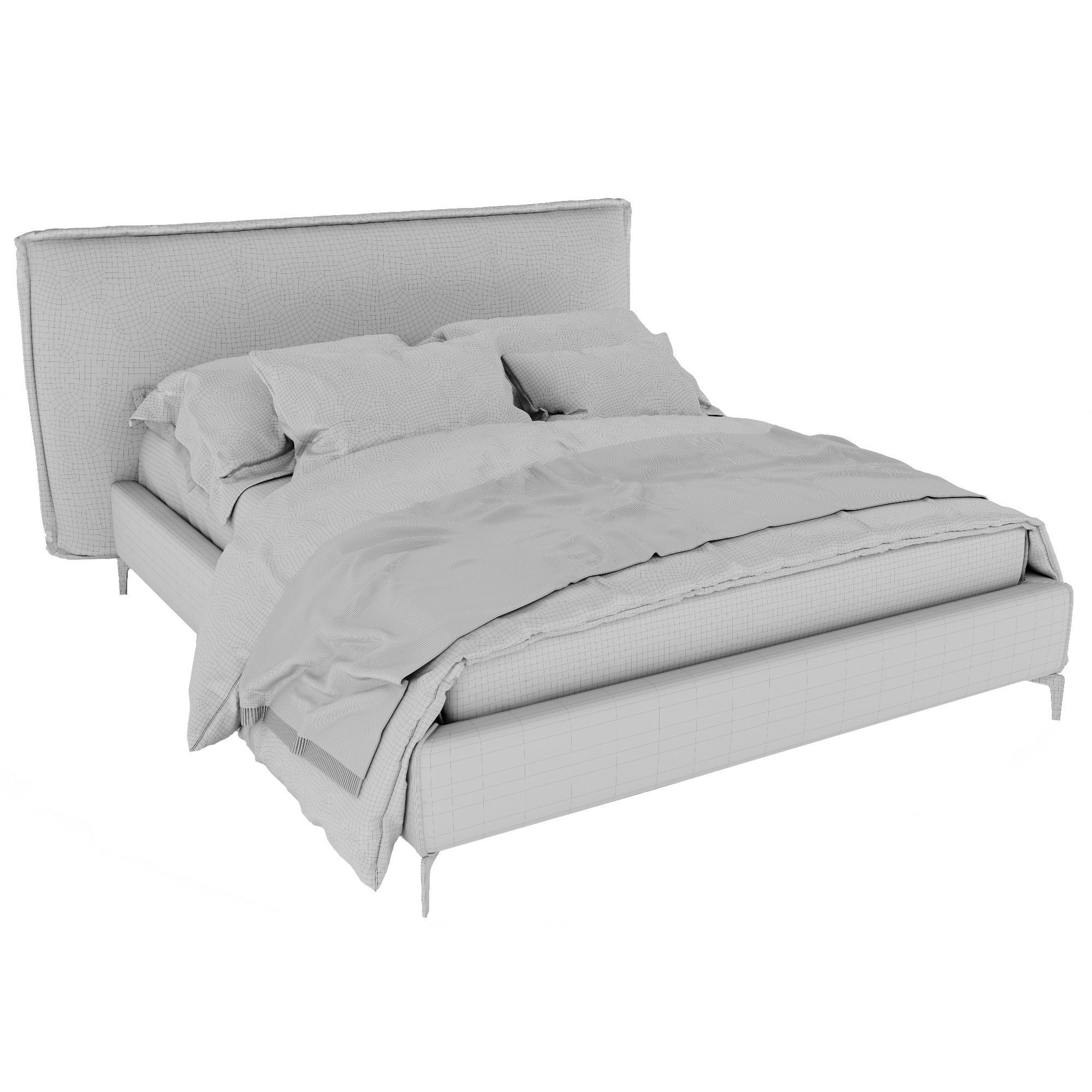 Bed Dream Sophie Decor 3D model_7