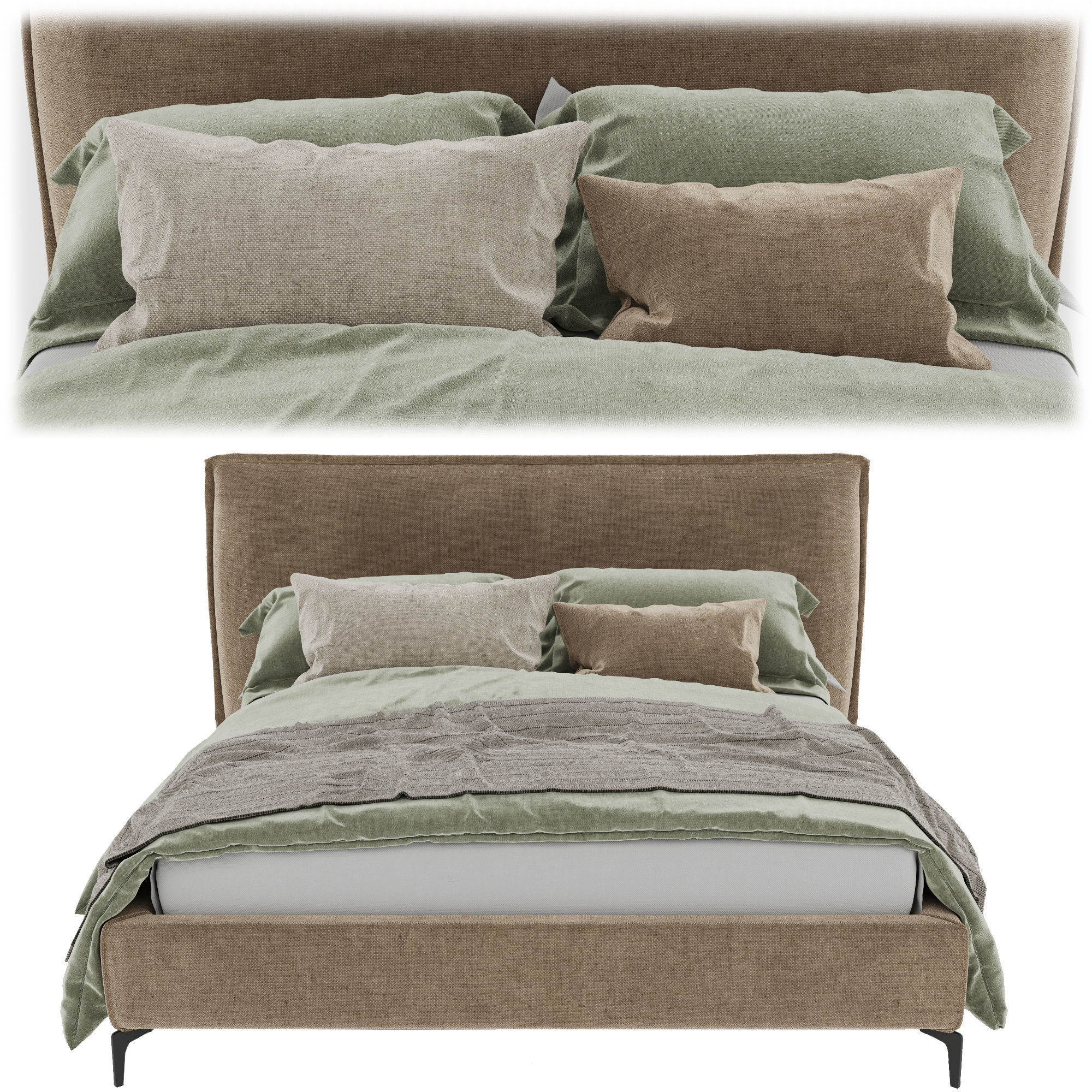 Bed Dream Sophie Decor 3D model_9