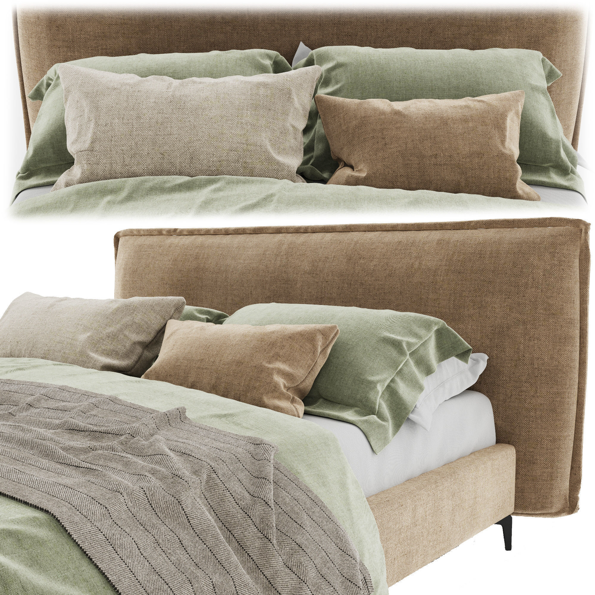 Bed Dream Sophie Decor 3D model_2