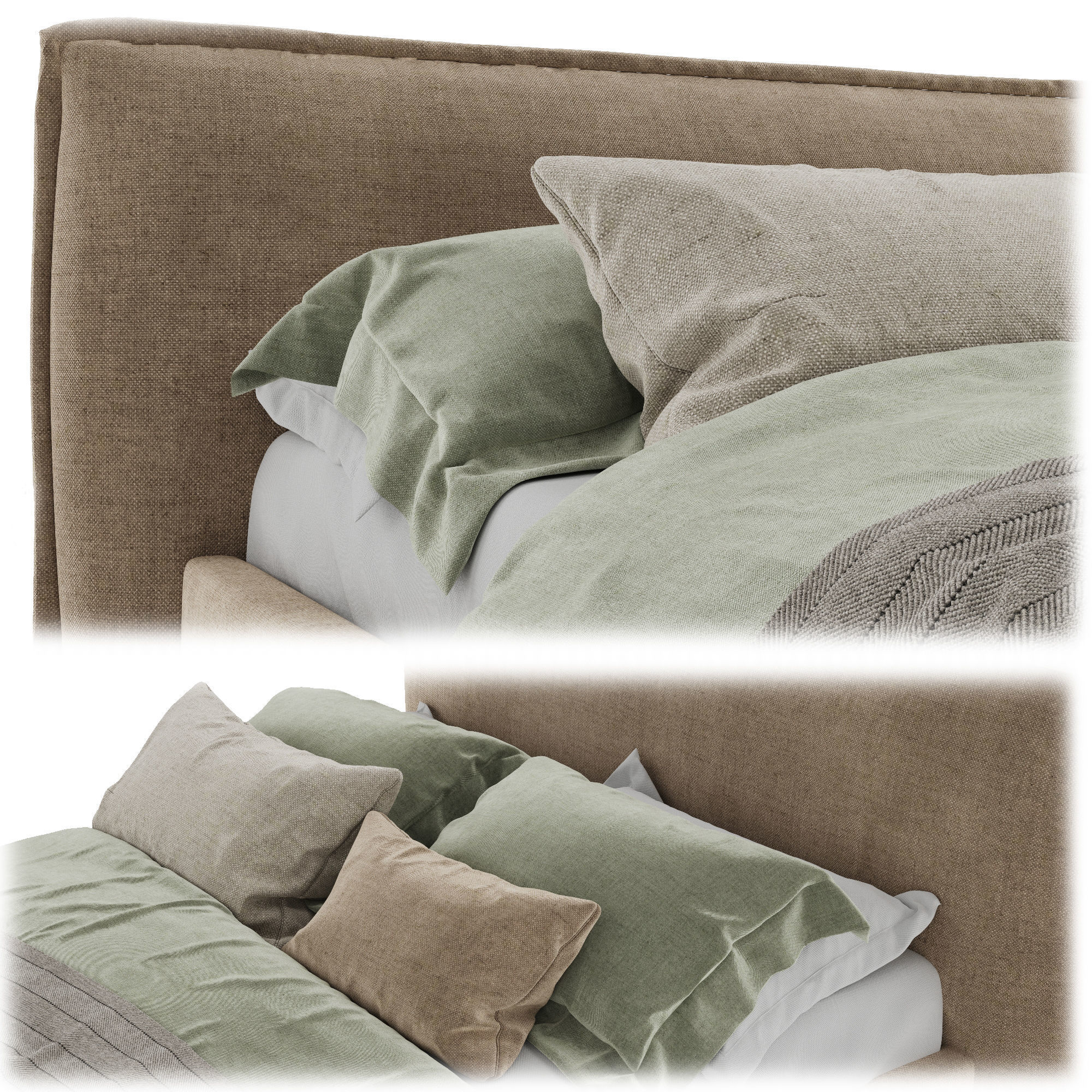 Bed Dream Sophie Decor 3D model_4