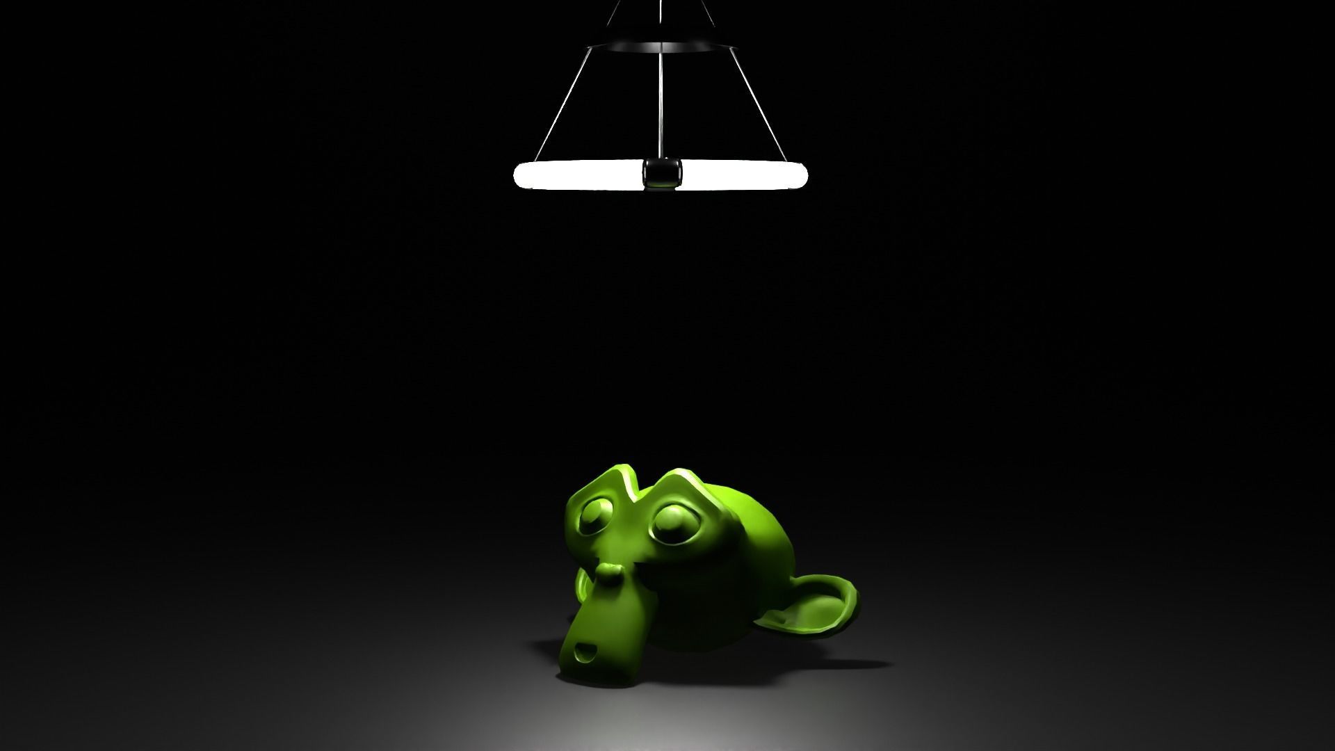 Light Free low-poly 3D model_1