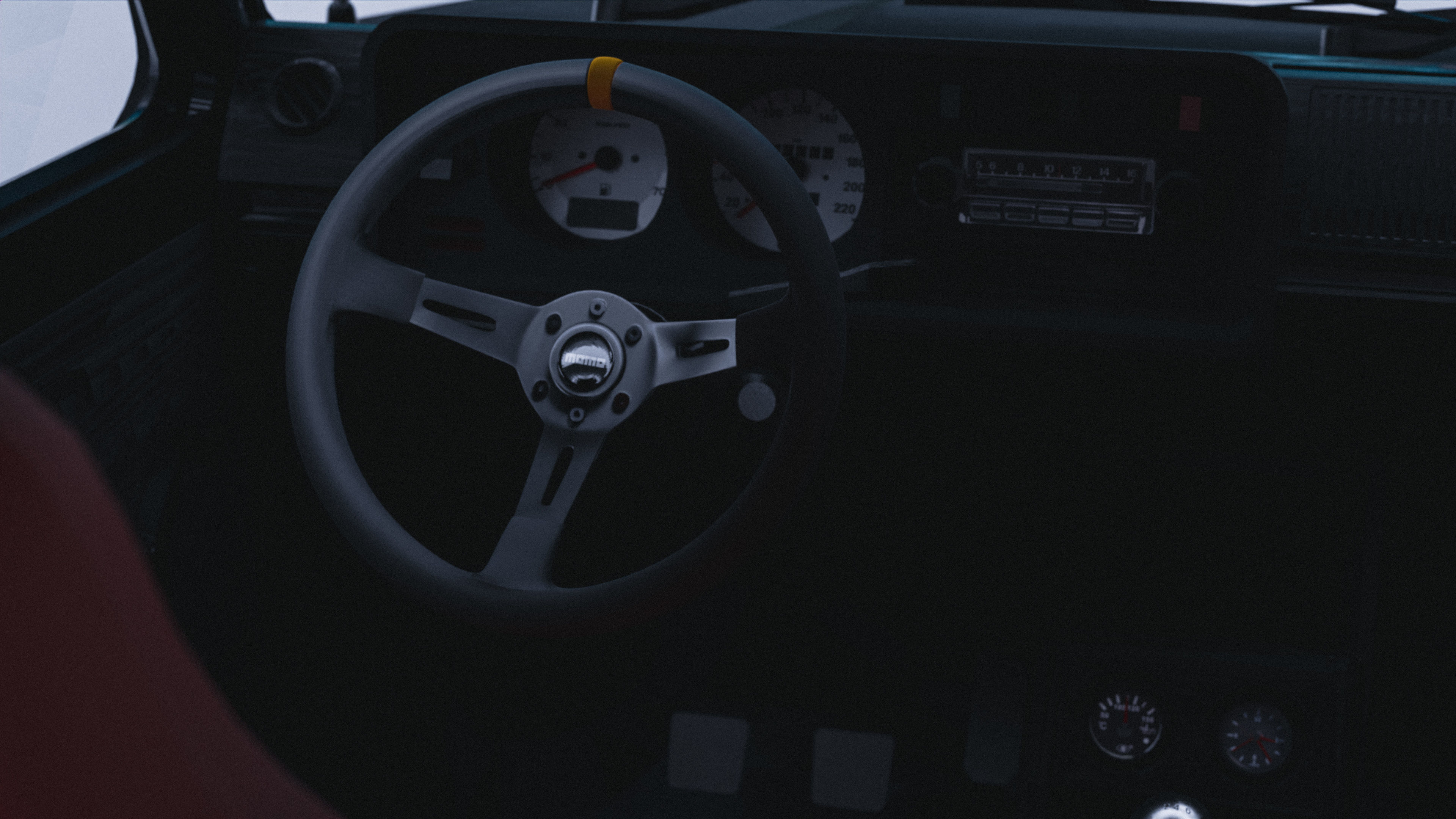 Volkswagen Golf GTI MK1 Low-poly 3D model_8