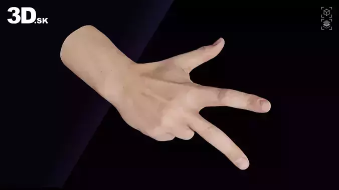 Raw Hand Scan Richard