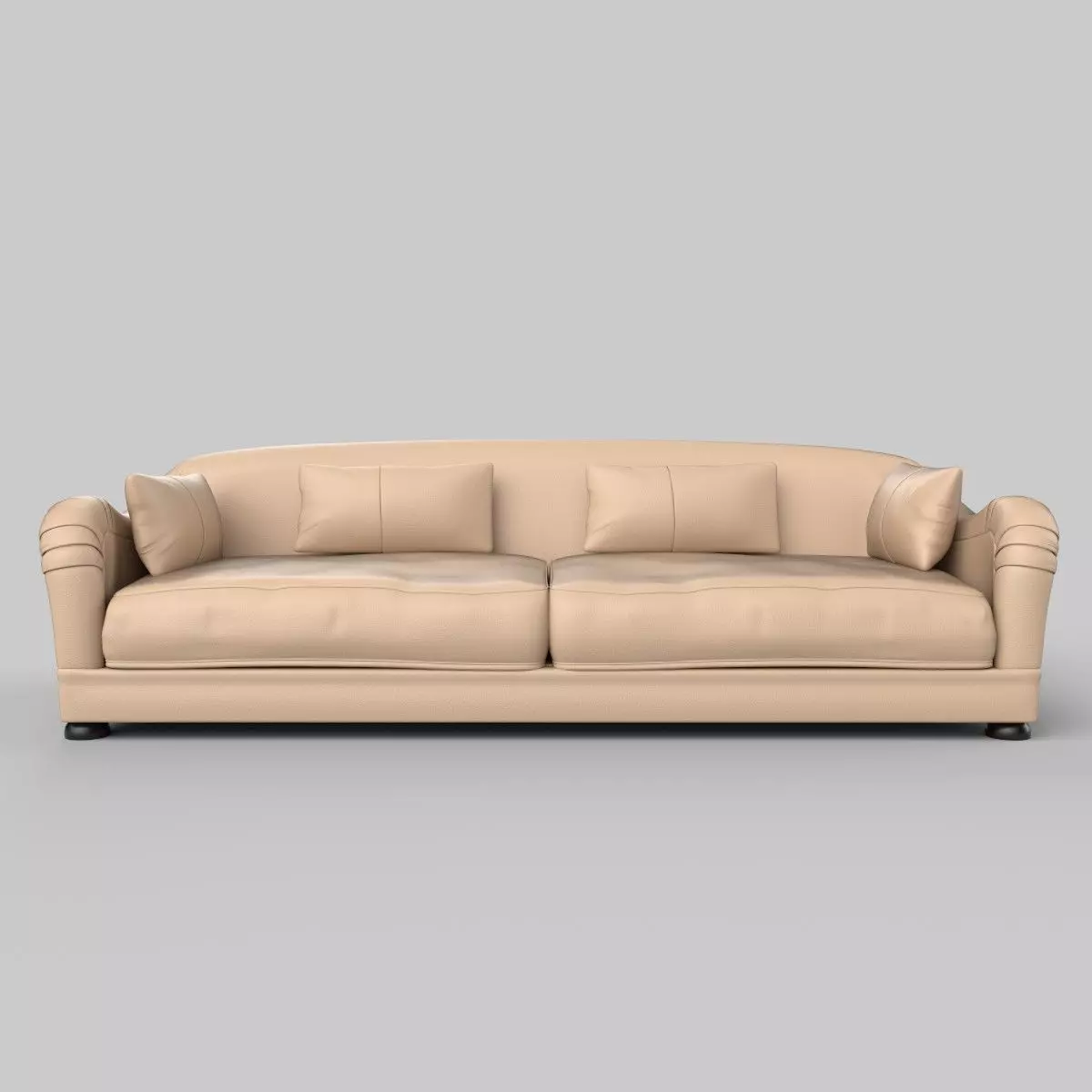 Realistic sofa 3D model_0
