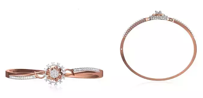 Women Bangle Bracelet STL JCD Details