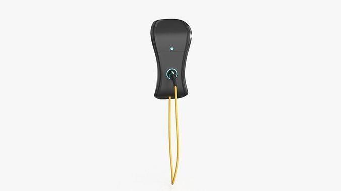Charging Station Low-poly 3D model 3