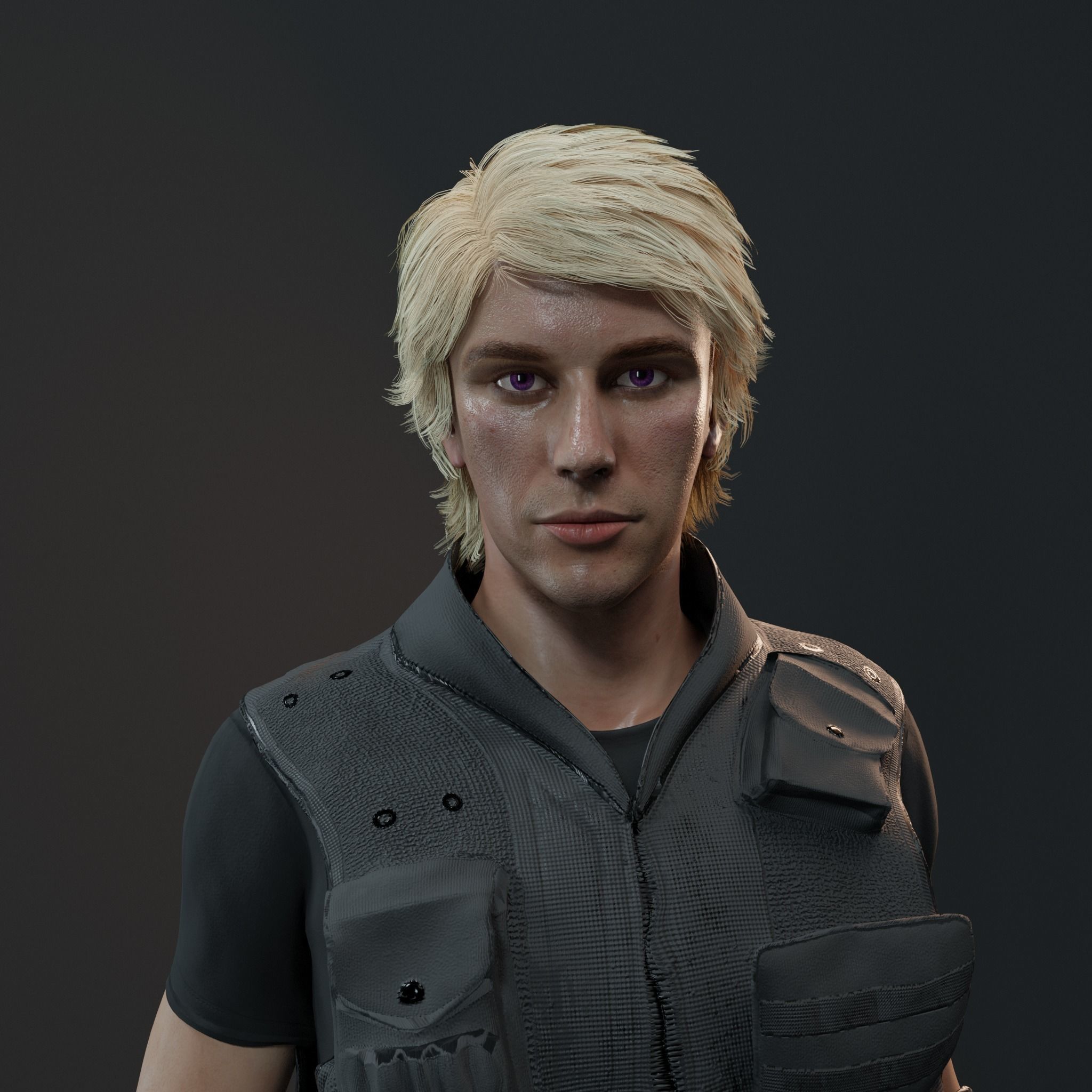 Ready NFT collection - Male character Low-poly 3D model_2