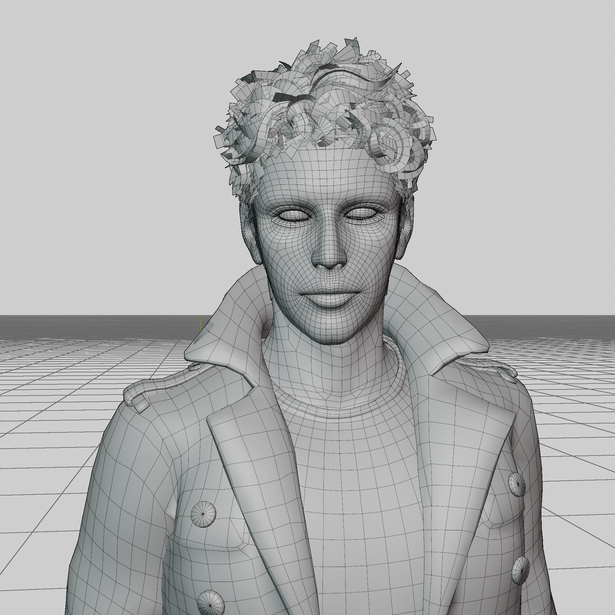 Ready NFT collection - Male character Low-poly 3D model_5