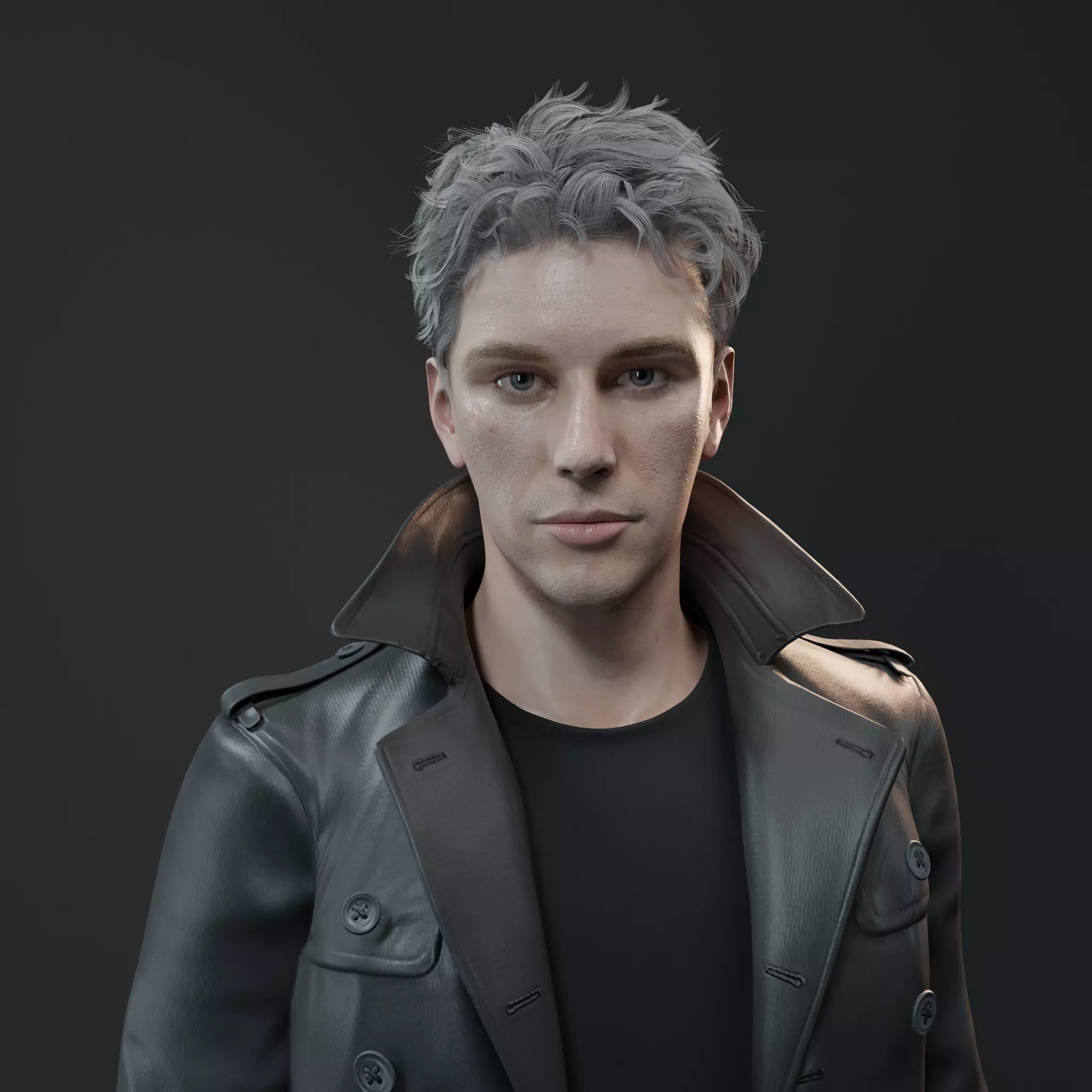Ready NFT collection - Male character Low-poly 3D model_0
